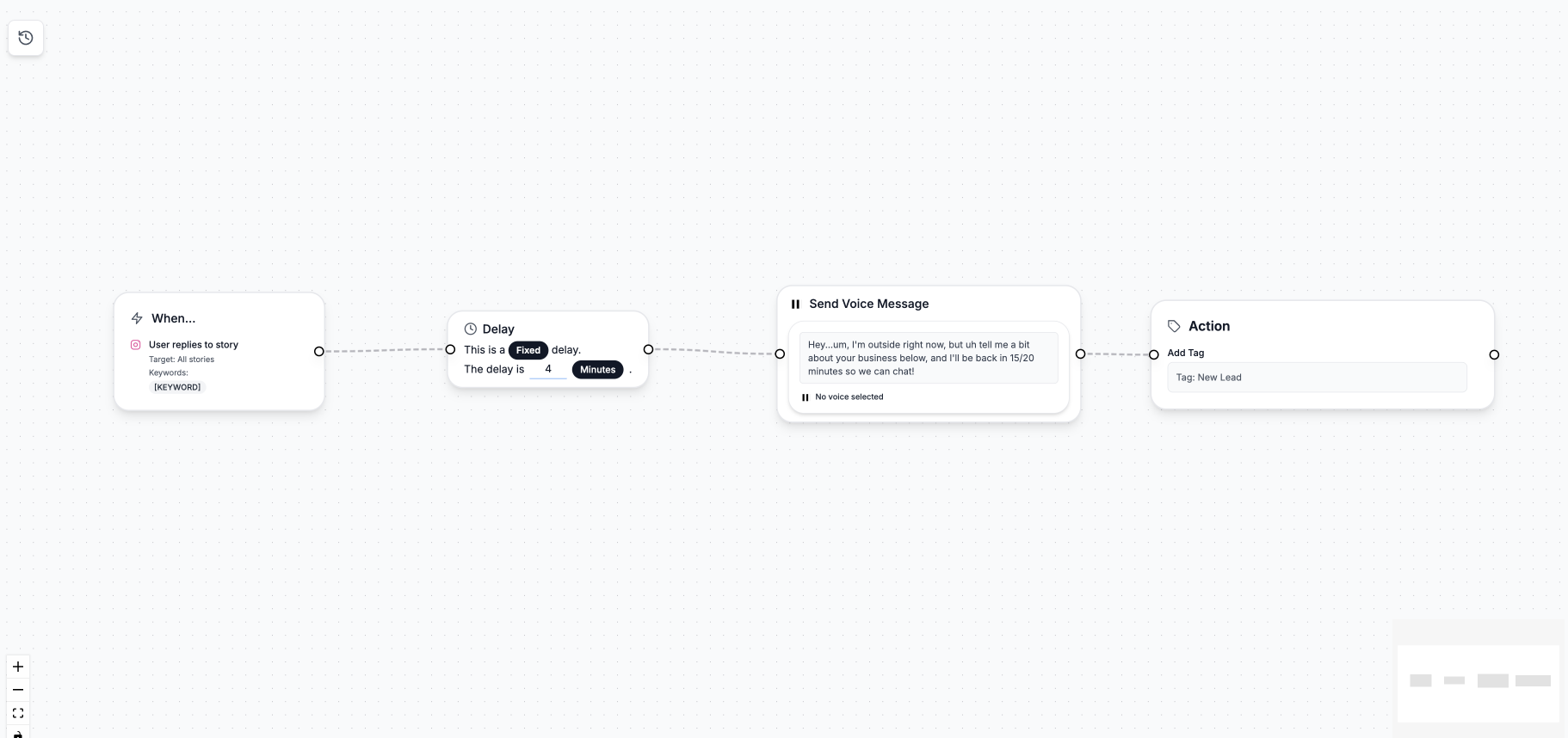 Voice Note Lead Welcome Automation